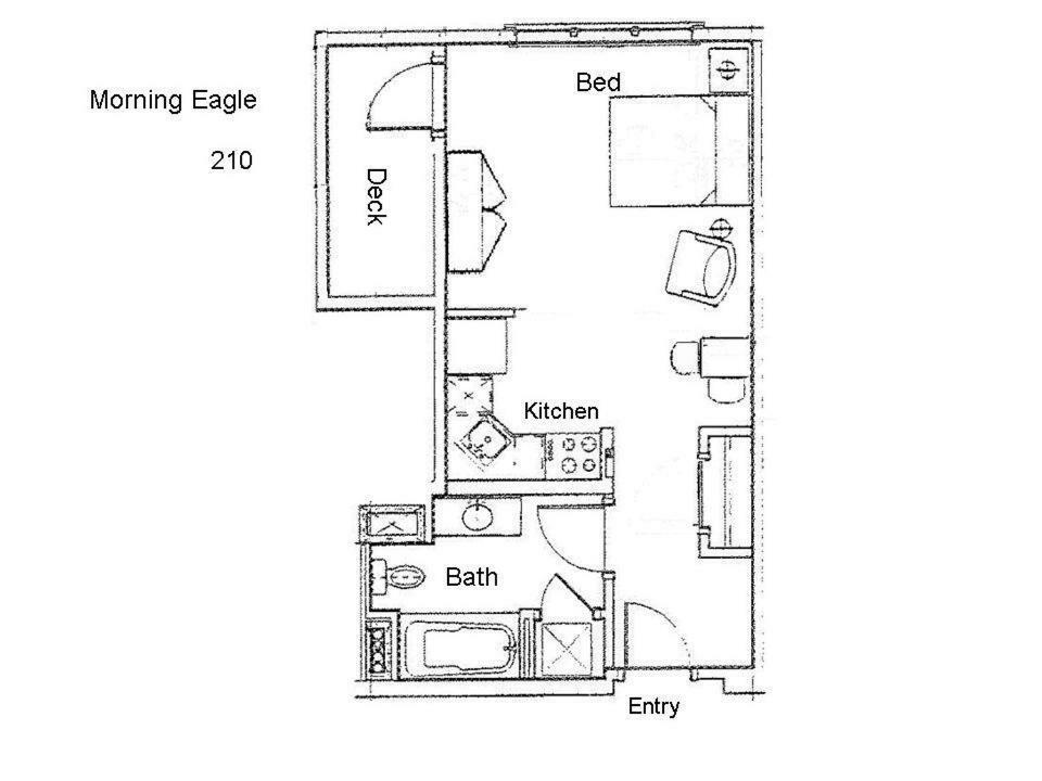 Morning Eagle 210 Hotel Room Уайтфиш Экстерьер фото